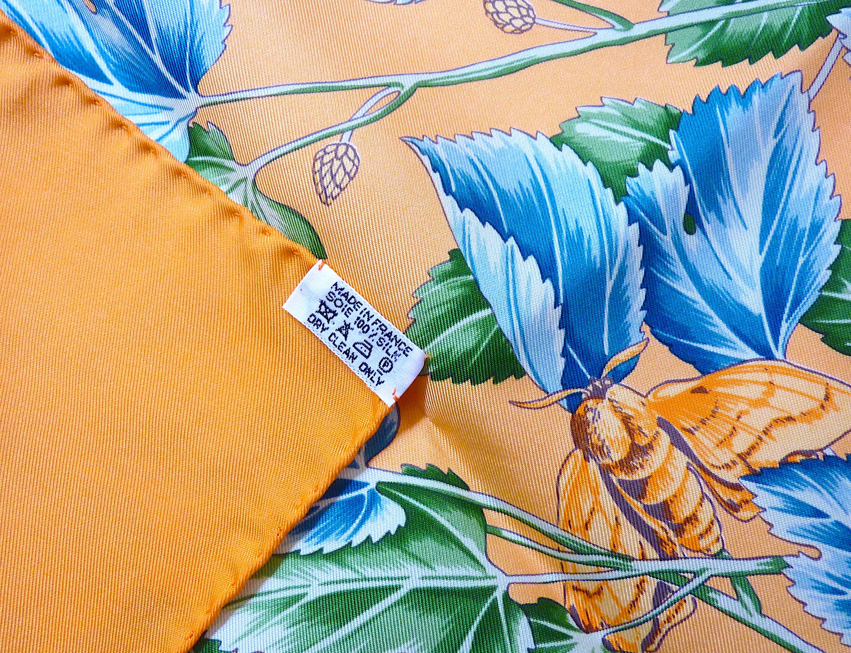 HERMES Silk Scarf  