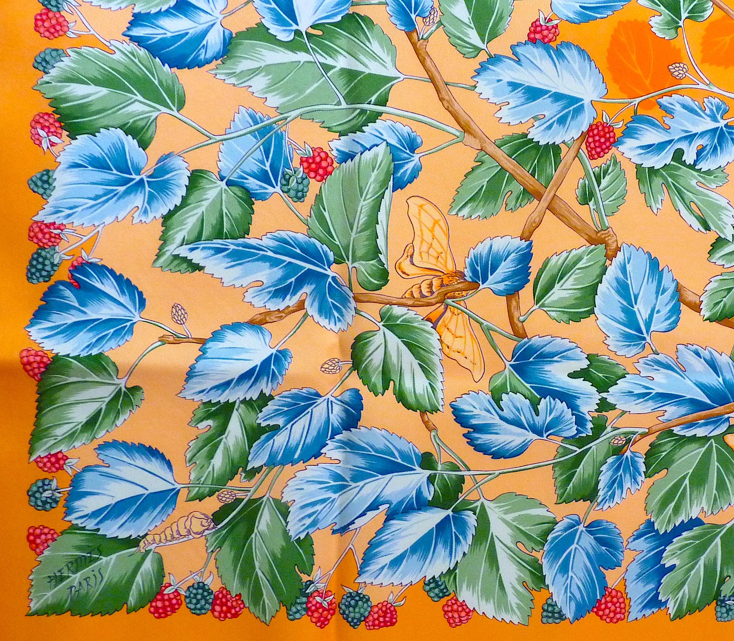 HERMES Silk Scarf  
