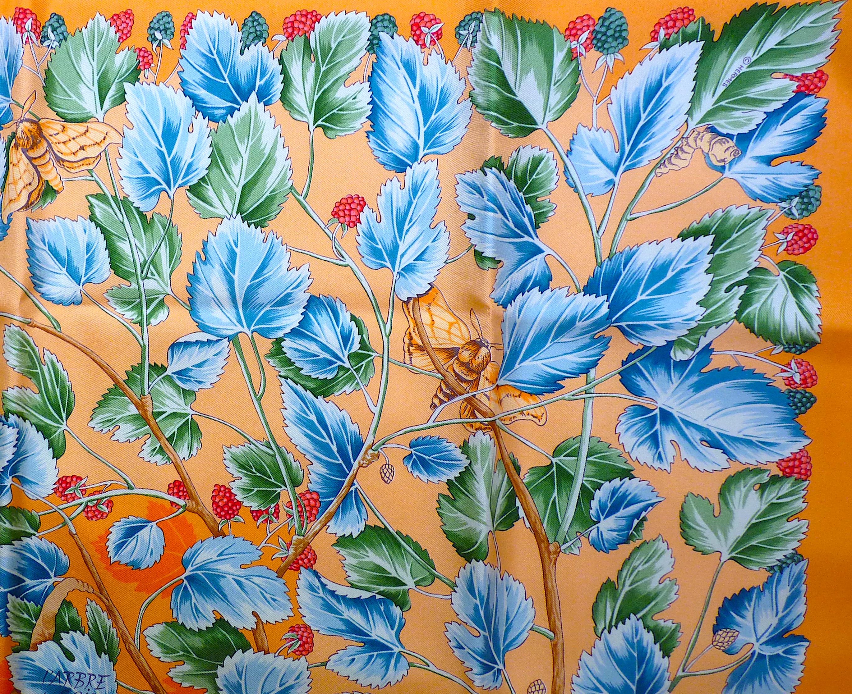 HERMES Silk Scarf  
