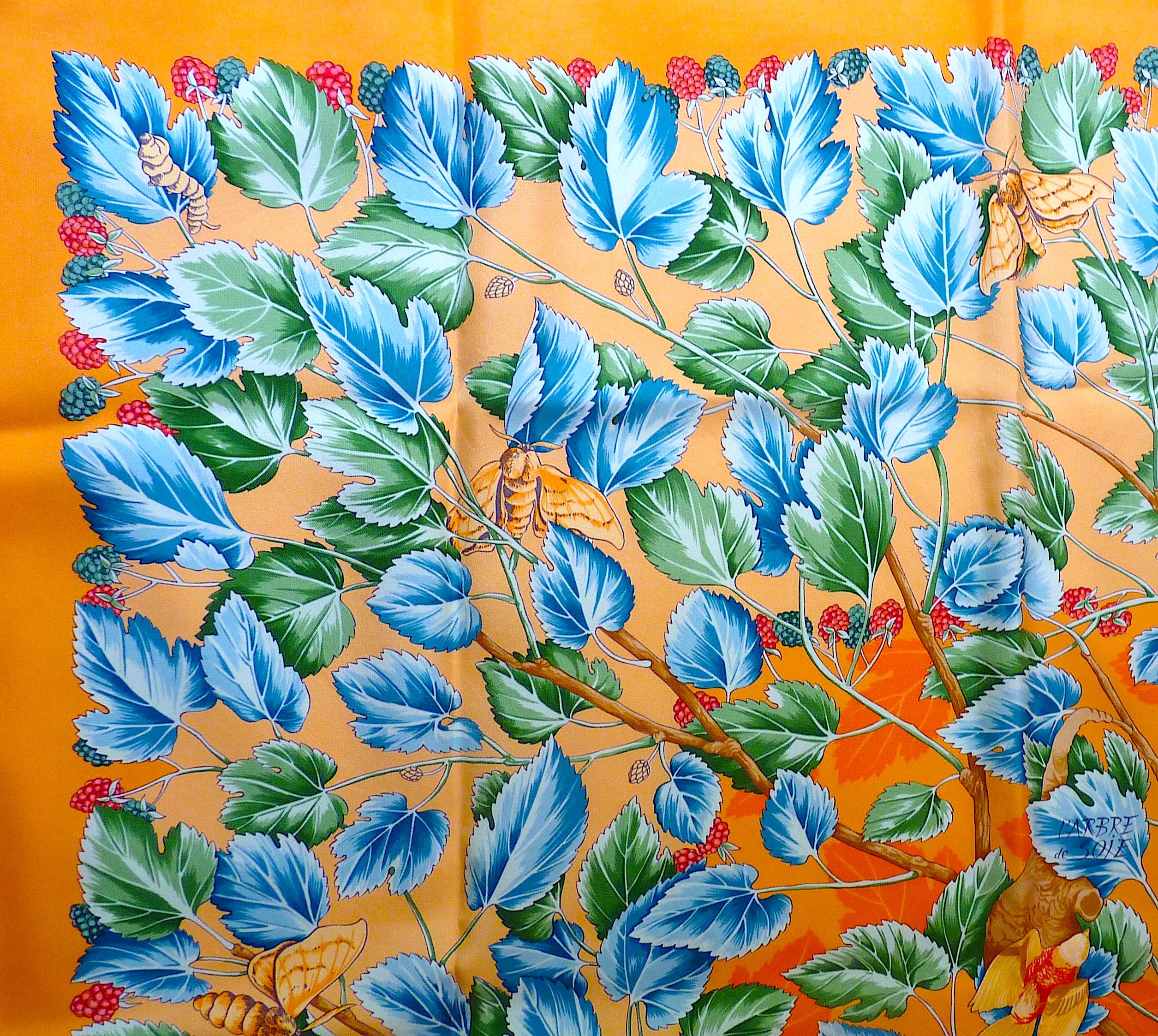 HERMES Silk Scarf  