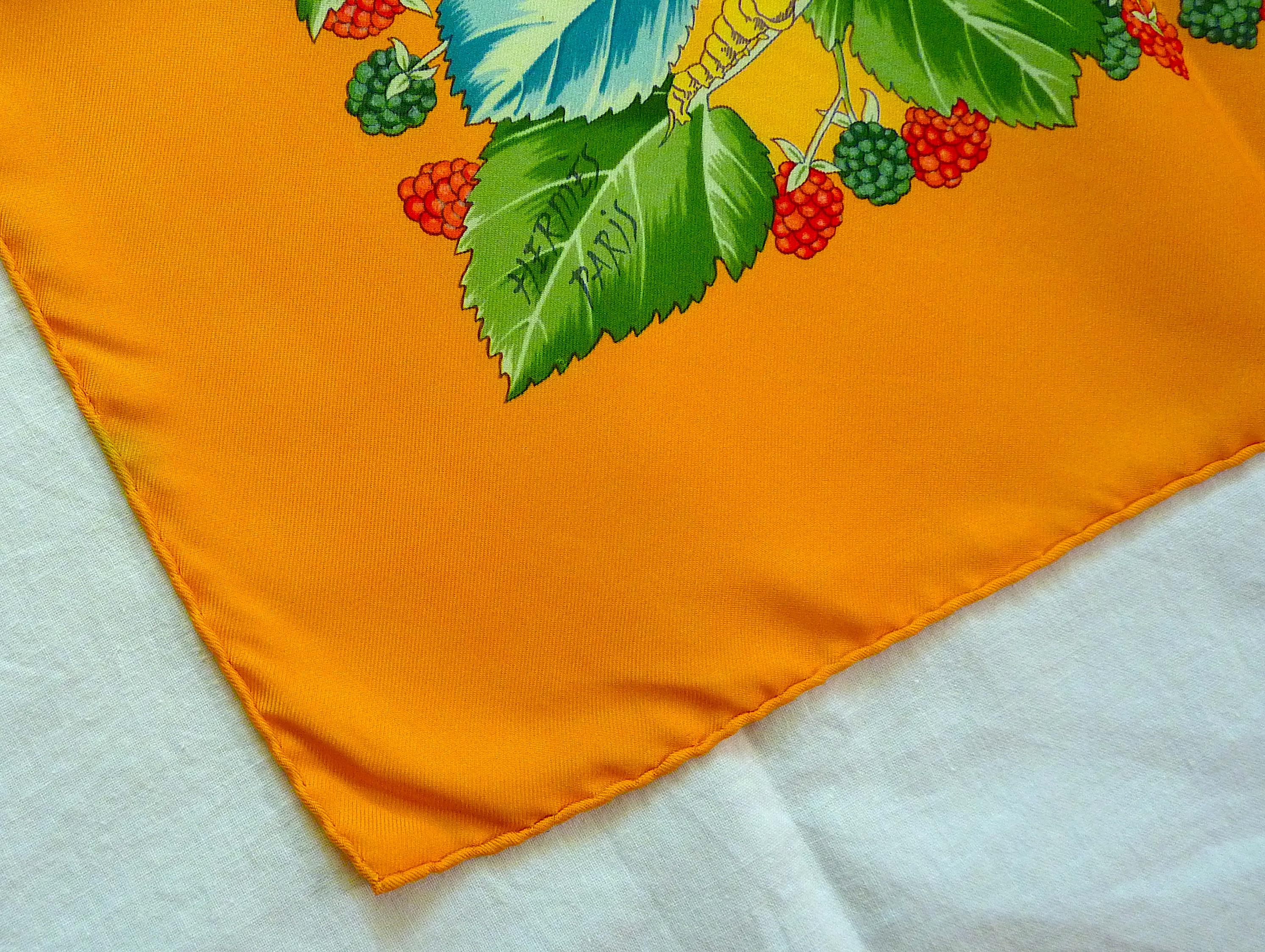 HERMES Silk Scarf  