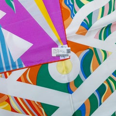 Hermes Silk Scarf Le Reve de Julia – Cyclamen Vert - New / Store Tag!!