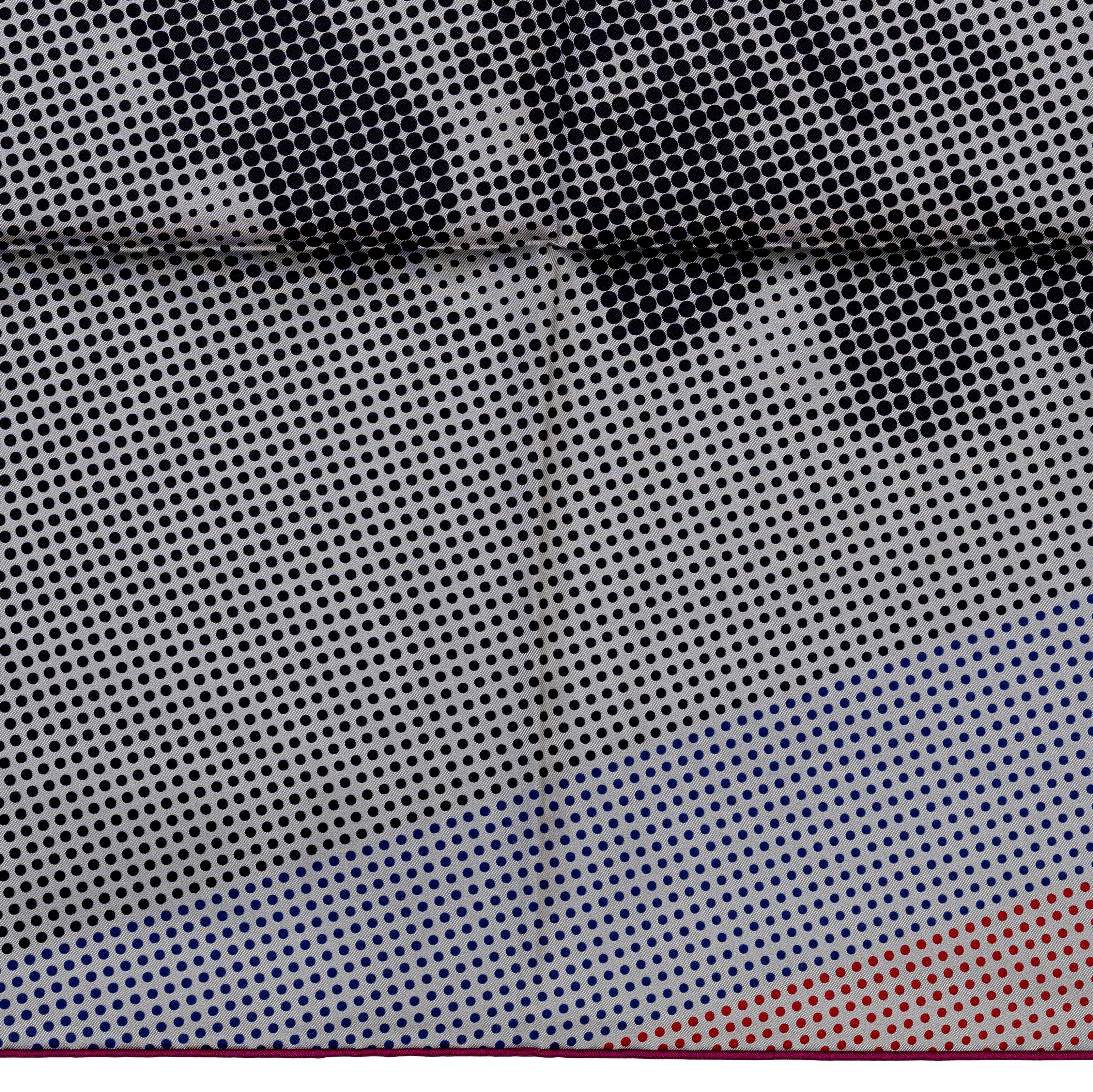 Echarpe en soie Hermes Le Saut H - Purple - New / Store Tag en vente 5