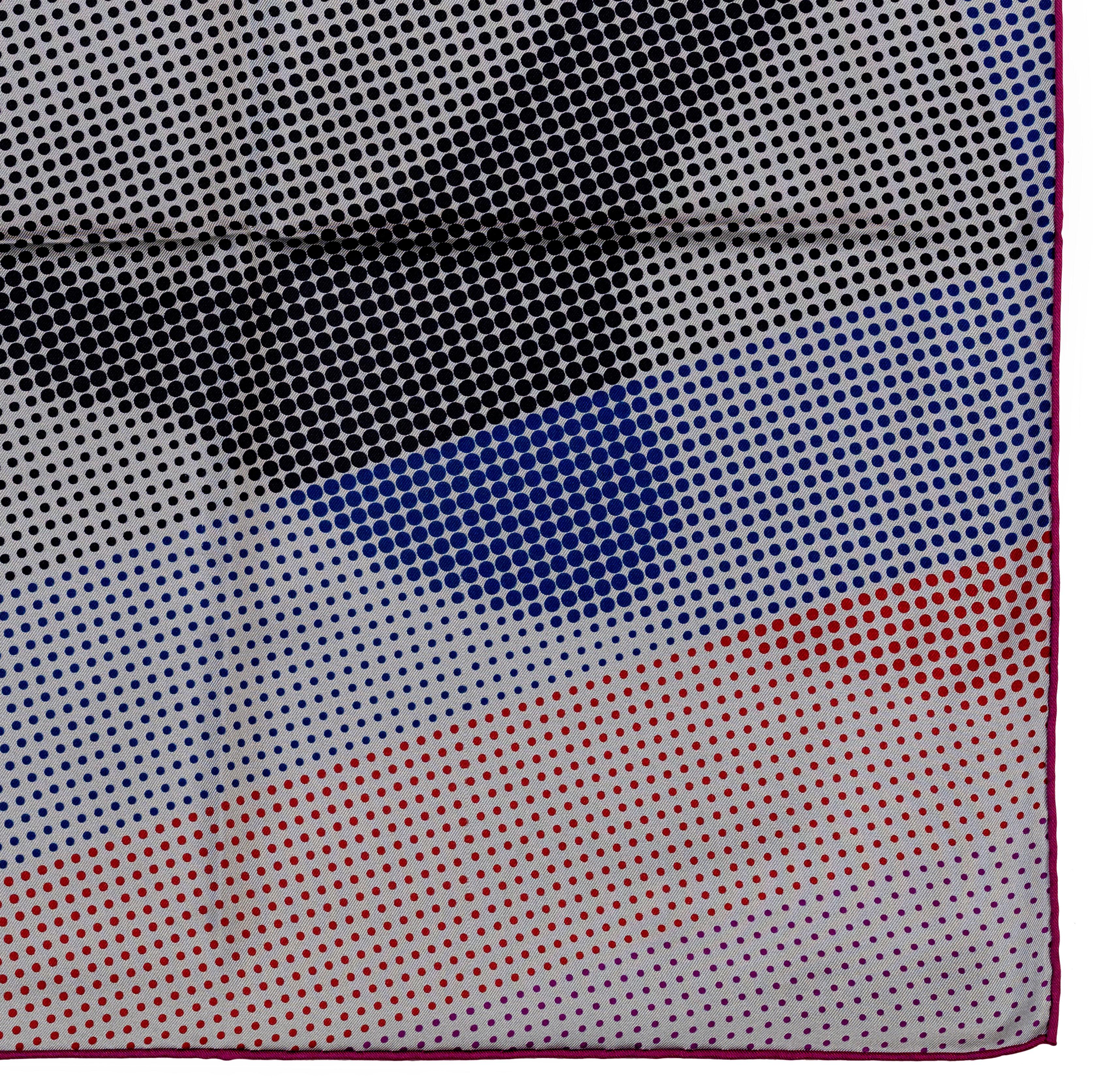 Echarpe en soie Hermes Le Saut H - Purple - New / Store Tag en vente 6