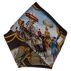 Hermès Seidenschal Die Chevaux des Moghols Jean De Fougerolle 1993 35'