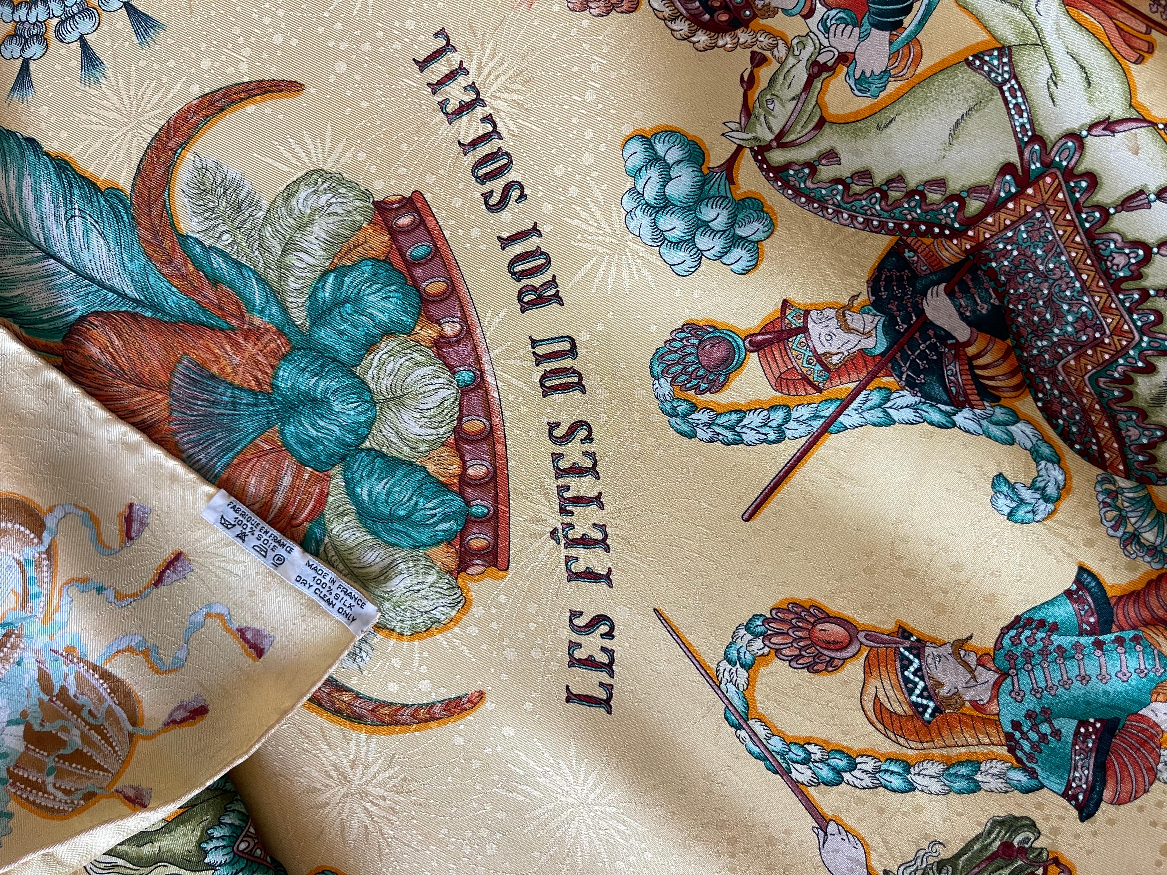 Sciarpa di seta Hermès 