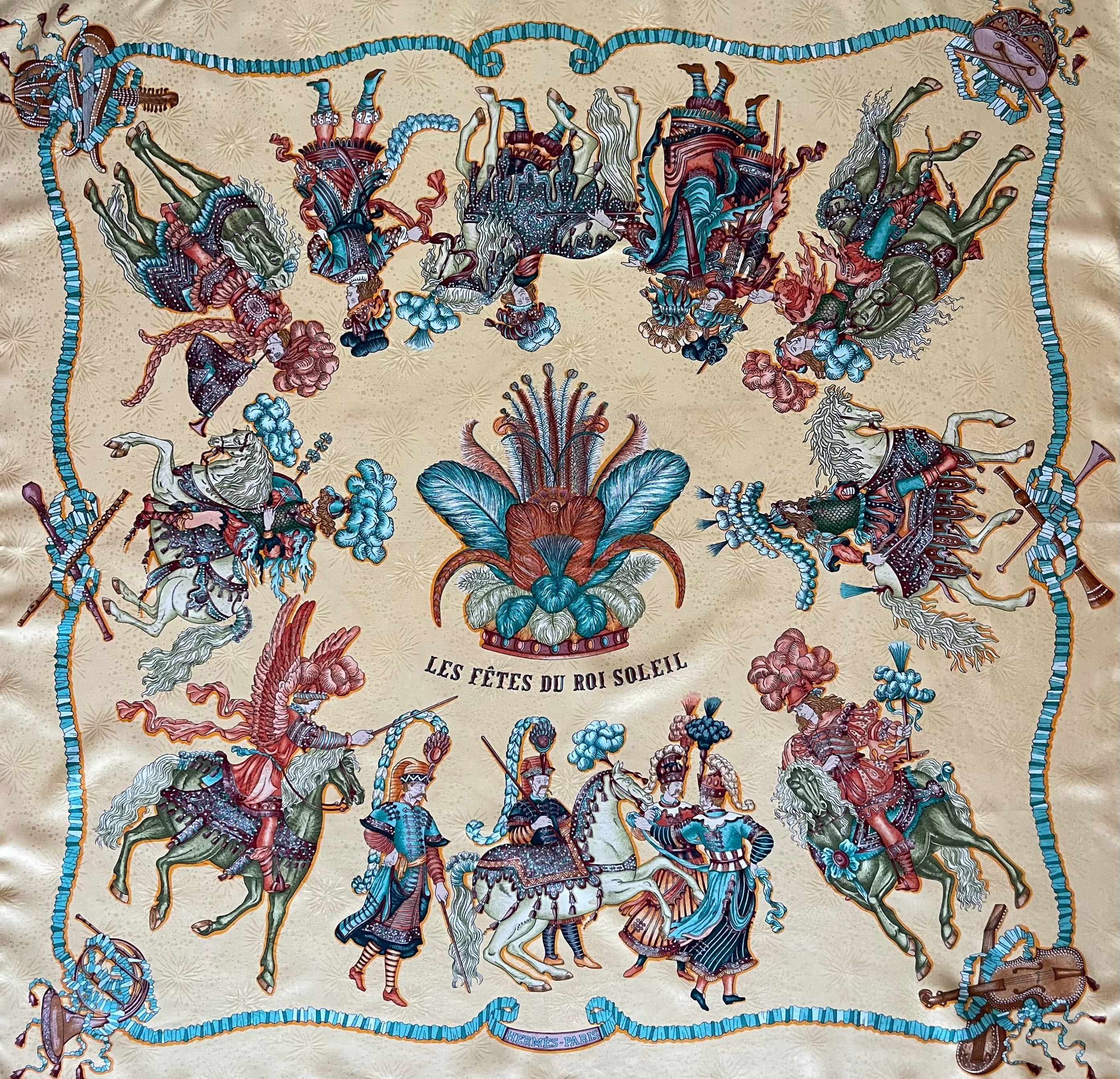 Sciarpa di seta Hermès 