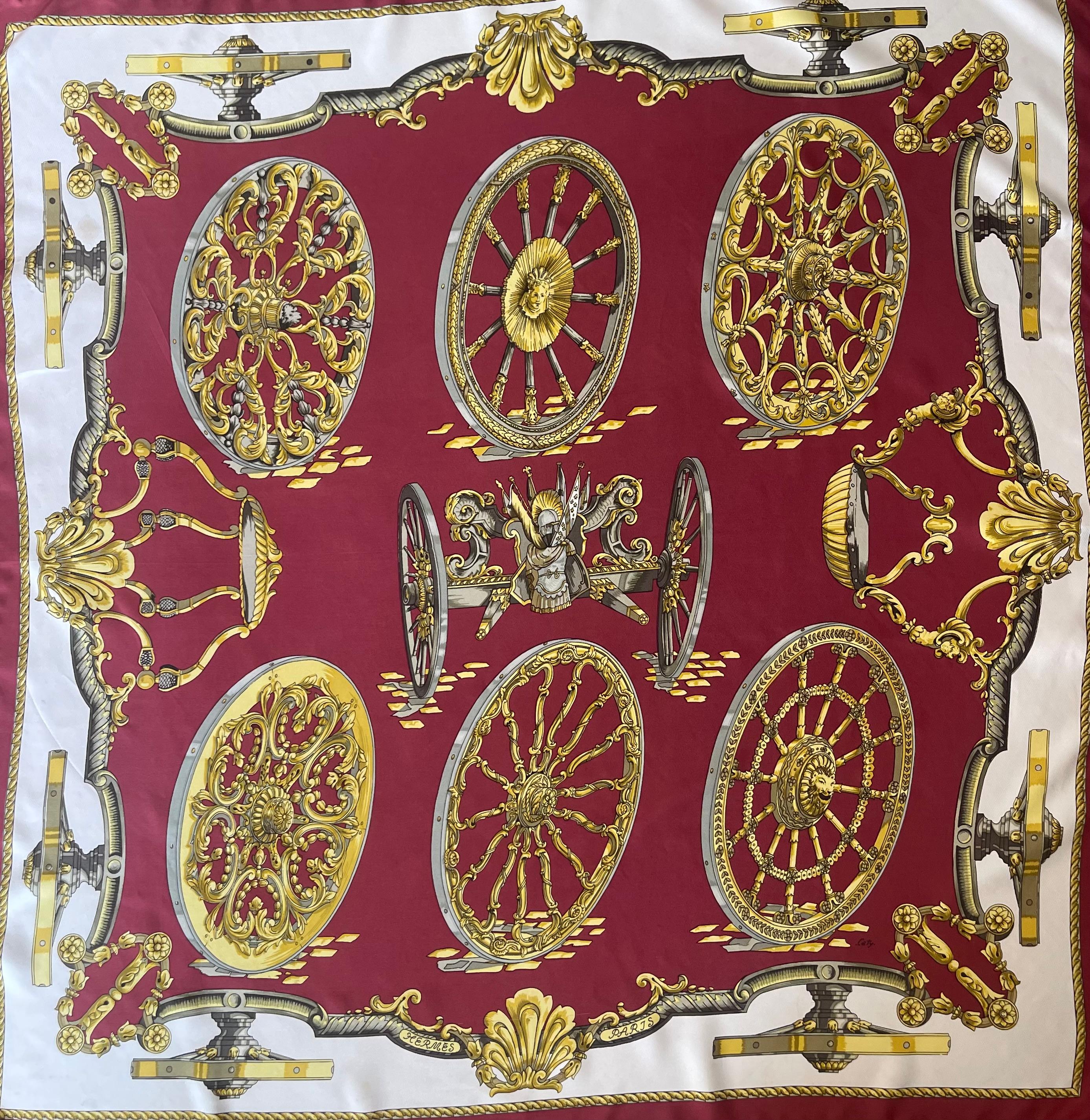 Sciarpa di seta Hermès 