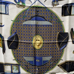 Hermes Silk Scarf Les Voitures A Transformation 1965 De La Perriere