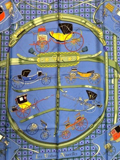 Hermes Silk Scarf, Les Voitures Nouvelles