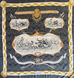 Hermès Silk Scarf "Louveterie Royal" 1961