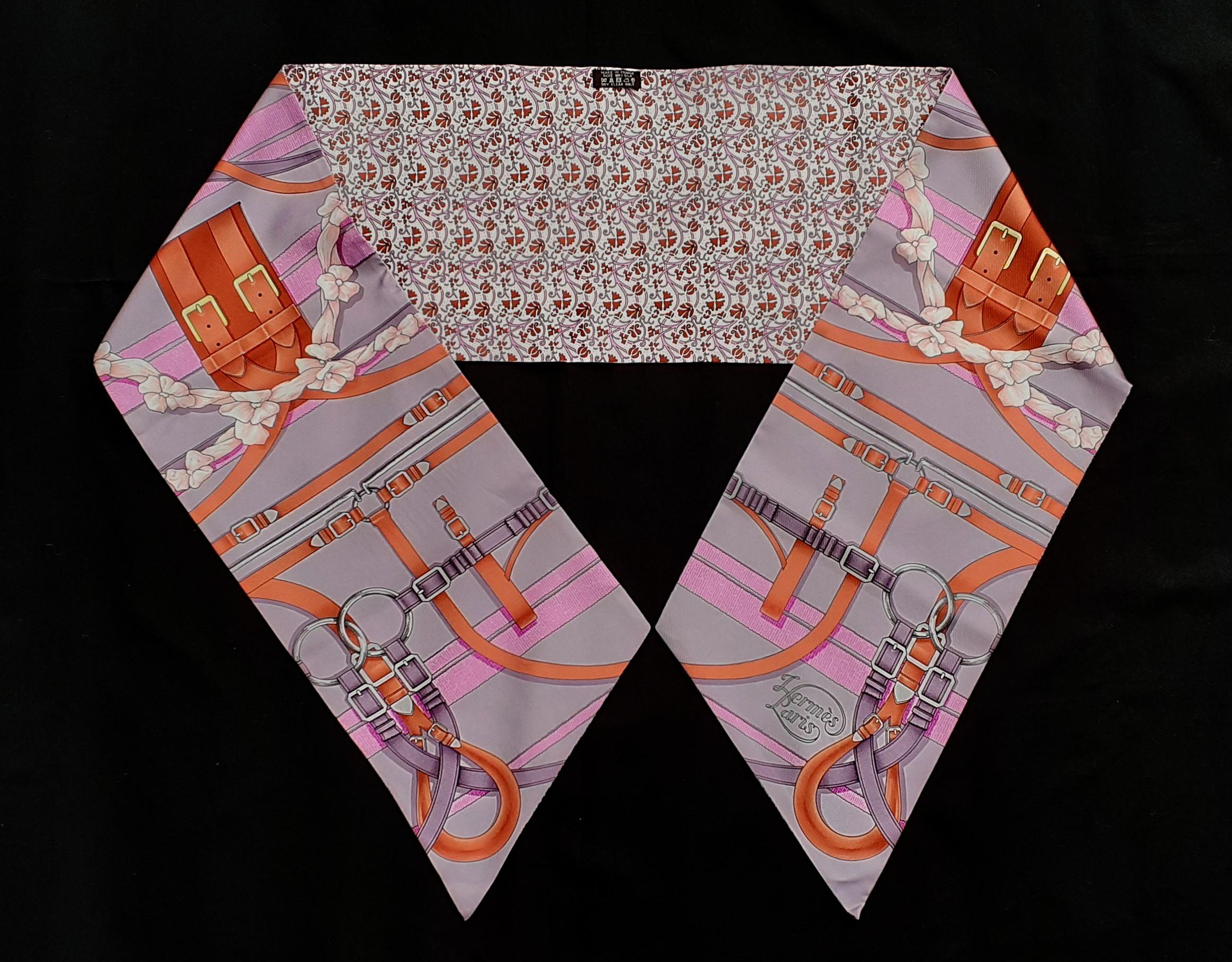 Sciarpa di seta Hermès autentica e assolutamente splendida 

