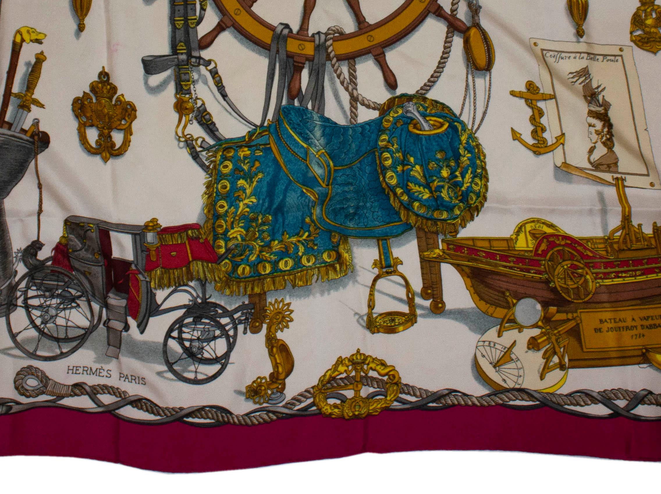 Hermes Silk Scarf  Musee by Le Doux 1