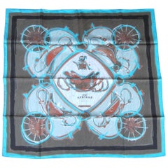 Hermes Silk Scarf  "New Springs"  Never Worn New in box Box