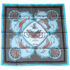 Hermes Silk Scarf  "New Springs"  Never Worn New in box Box