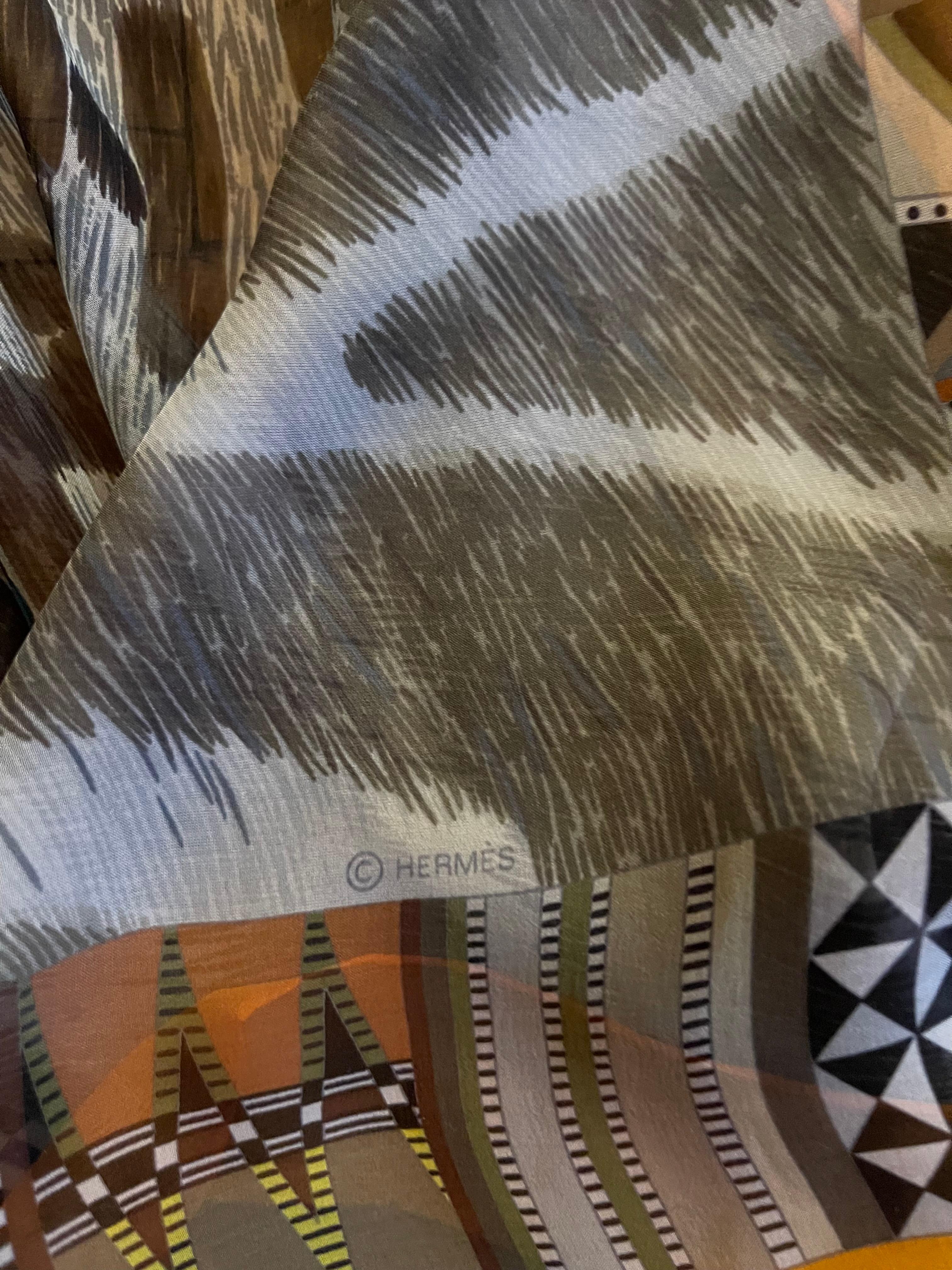 Sciarpa di seta Hermès 