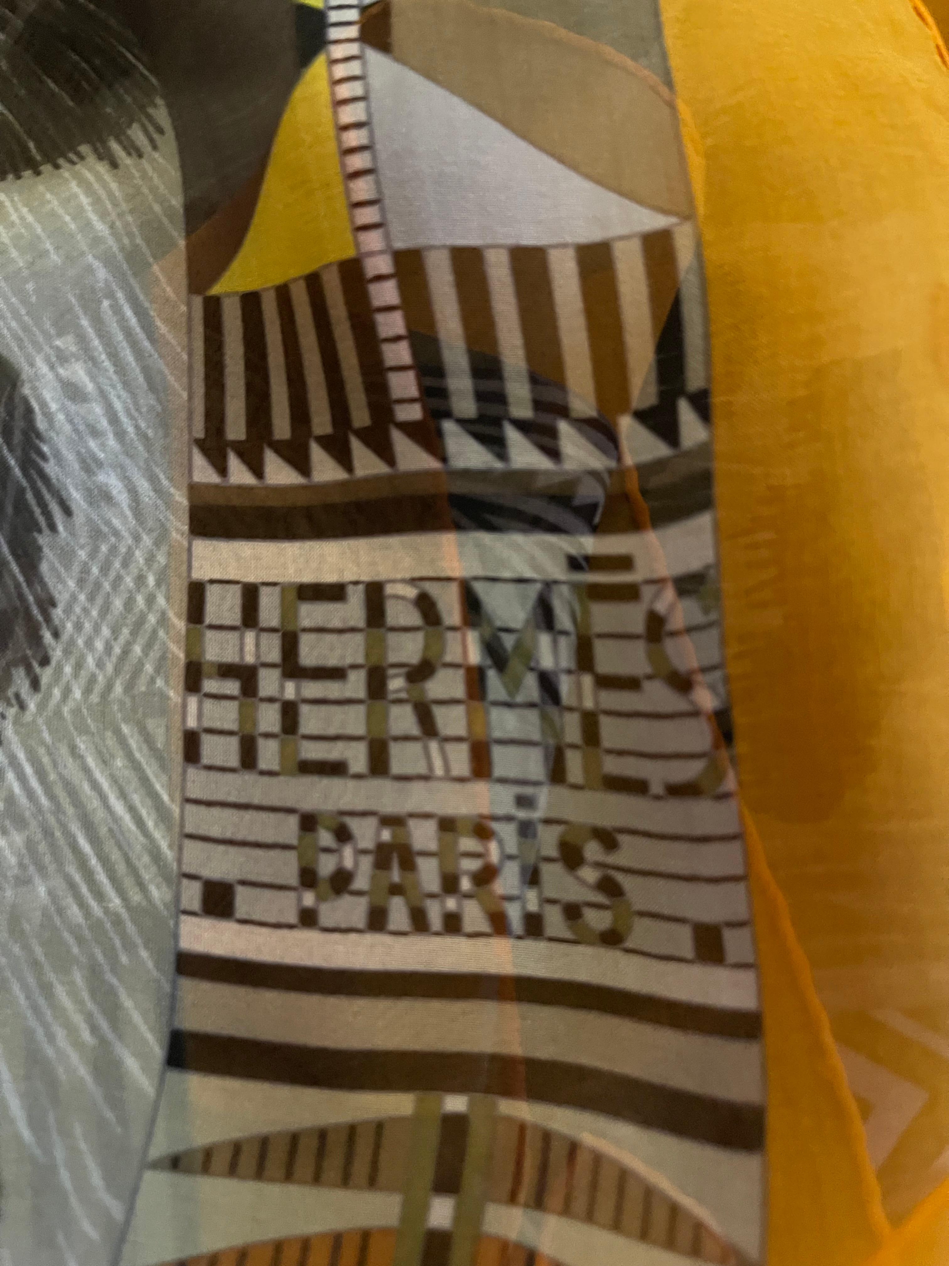 Sciarpa di seta Hermès 