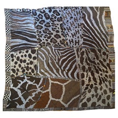 Sciarpa di seta Hermès "Pelages et Camouflage" 2010