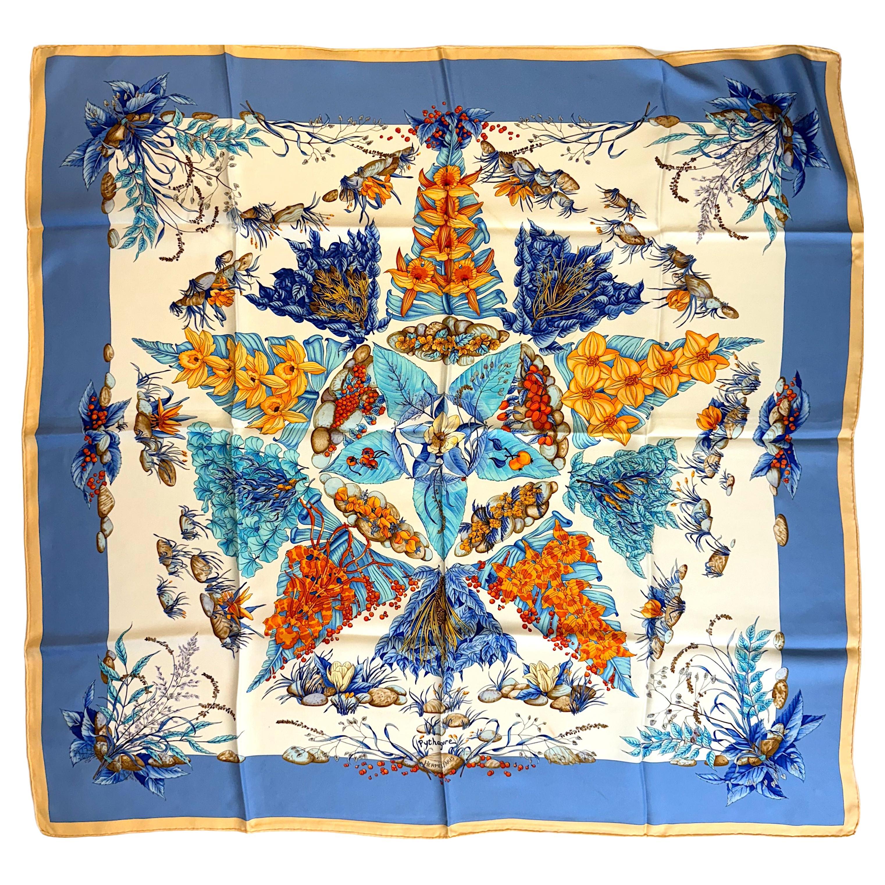 Hermes Silk Scarf, Phytagore For Sale