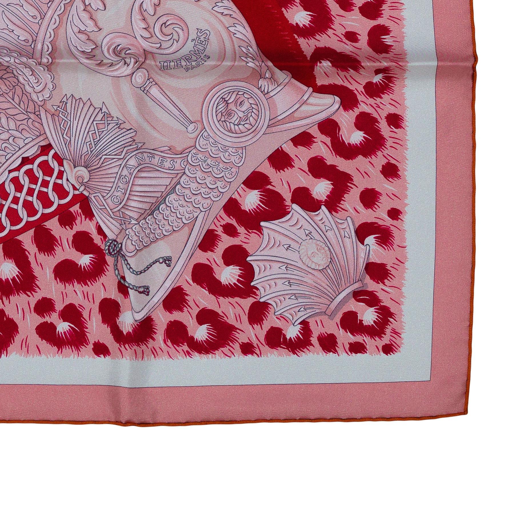 Sciarpa di seta Hermes -  Plumets du Roy - Greene & Greene 90cm - NUOVO in vendita 7