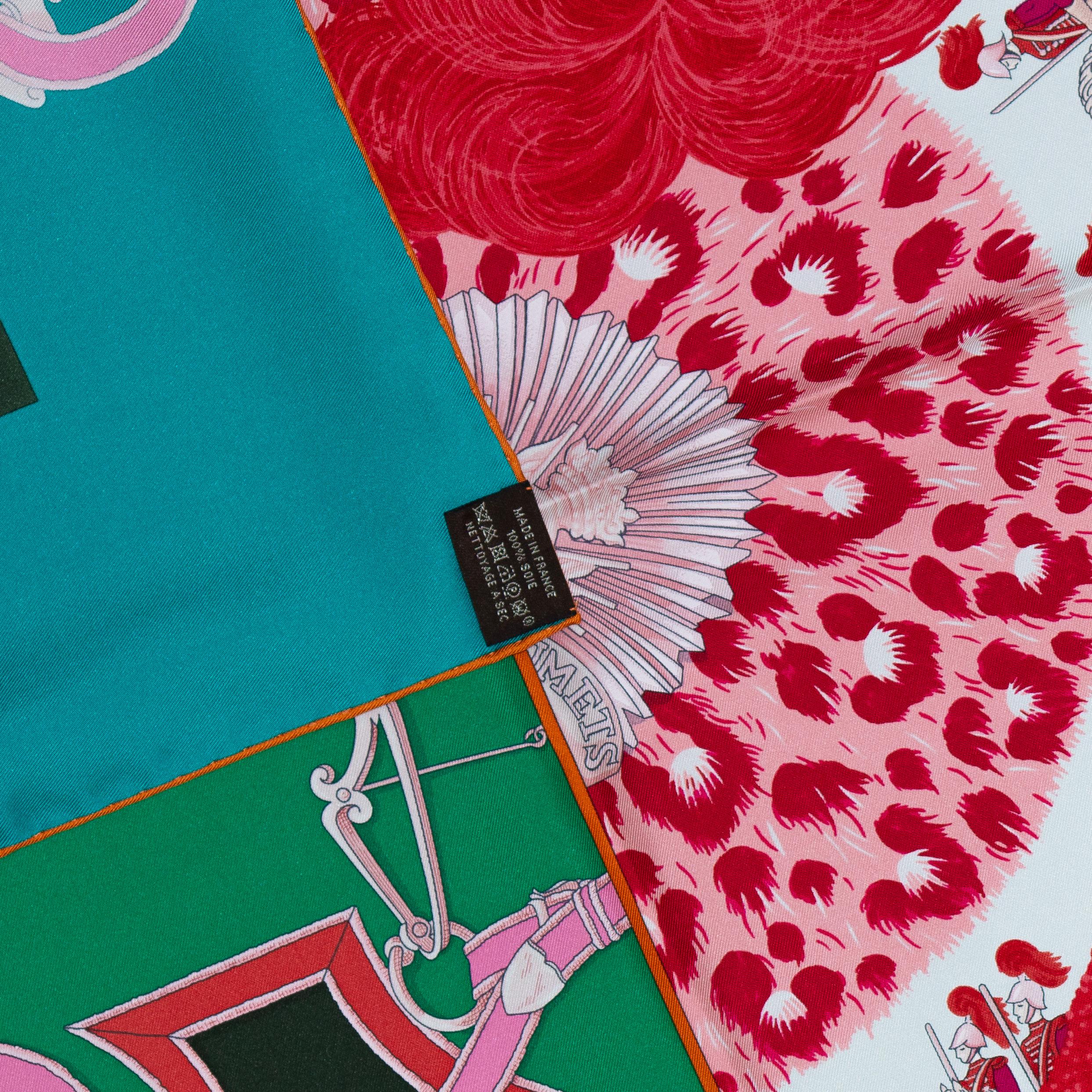 Plumets du Roy - Greene & Greene - NWCT - 2404281450

Marchio: Hermès
Tipo/Modello: Sciarpa 90 Silk Twill
Artista: Henri D'Origny & Julie Abadie
Dimensioni: 90 cm × 90 cm / 35 in × 35 in
Colore: Vert-Rose (Greene & Greene)
Fabrice: 100% Twill di