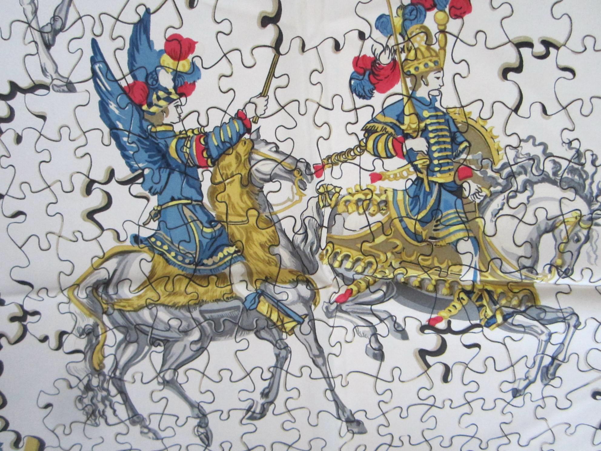 hermes puzzle scarf