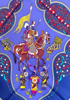 Hermes Silk Scarf, Railing
