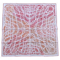 Hermès Silk Scarf Rêverie Solitaire Florence Manlik 90 cm