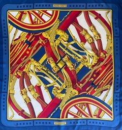 Sciarpa di seta Hermès "Rythmes" 2000