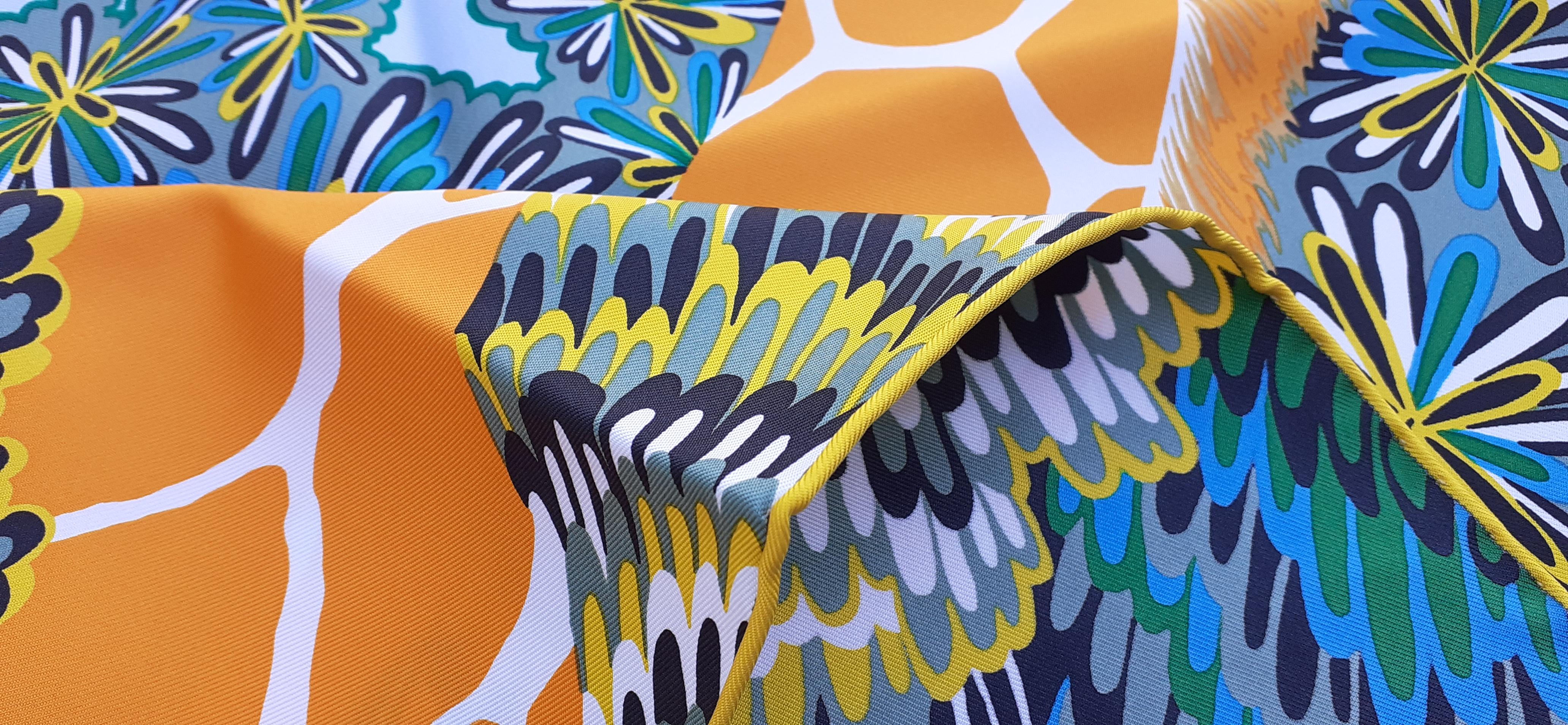 Hermès Silk Scarf The Three Graces Giraffes Alice Shirley Limited Edition 90 cm 7