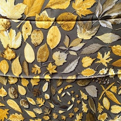 Hermes Silk Scarf Tourbillon 1968 Christiane Vauzelles Autumn Leaves