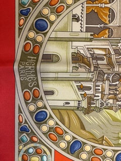 Hermes Silk Scarf, Triomphe du Paladin, 1999