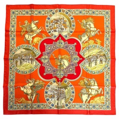 Hermes Silk Scarf, Triomphe du Paladin, 1999