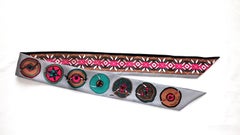 Hermès Seidenschal Twilly Belles du Mexique Virginie Jamin 34 Zoll