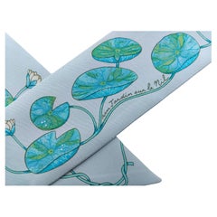 Hermès Silk Scarf Twilly Un Jardin Sur Le Nil Water Lily For Kelly Birkin Bag