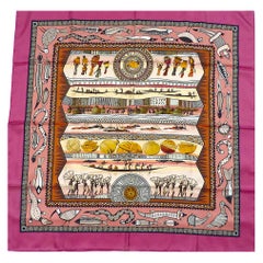 HERMES Silk Scarf "Vie du Fleuve" Brand New with Hermes Box, Hermes A. Faivre