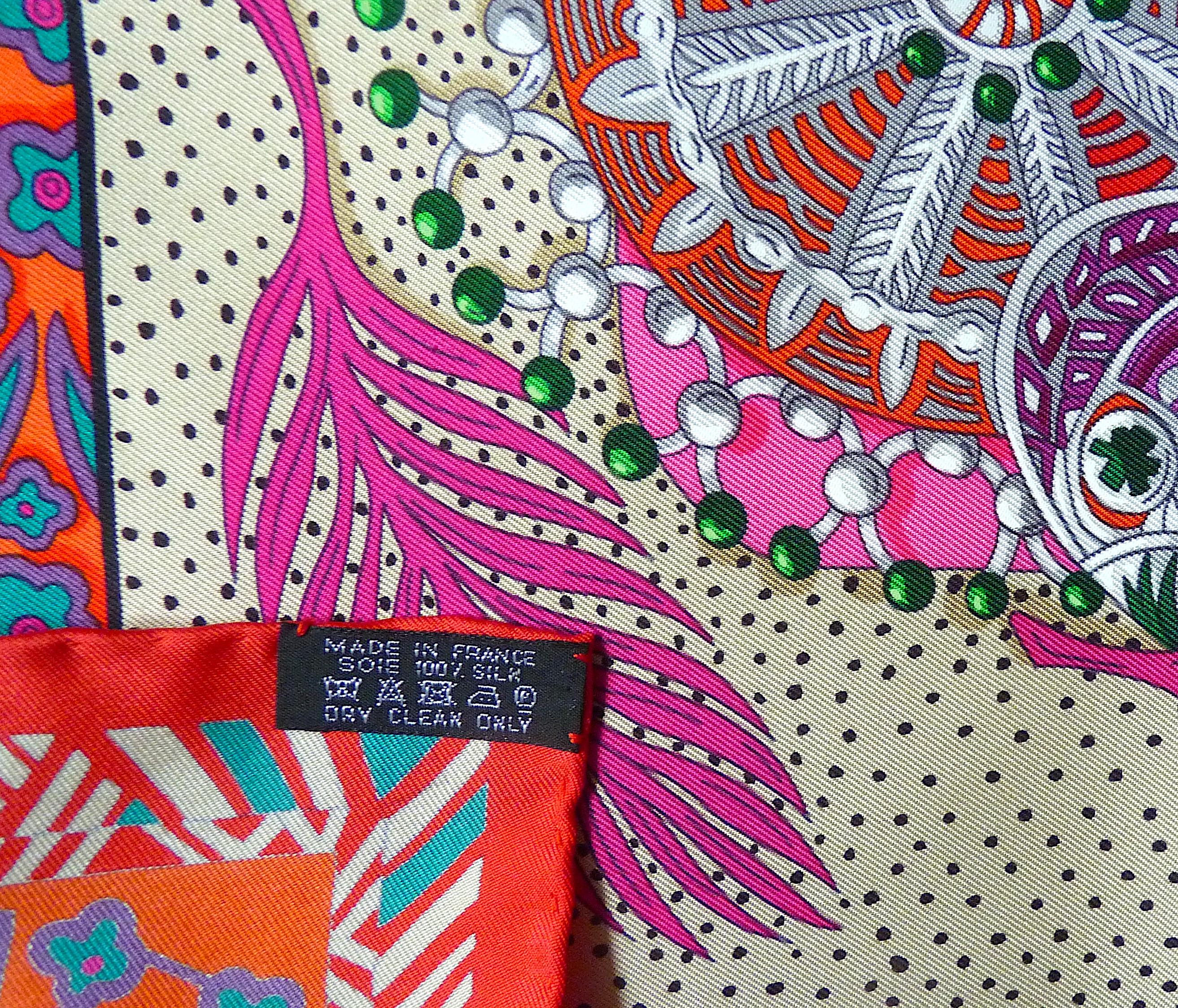 HERMES Silk Scarf 35
