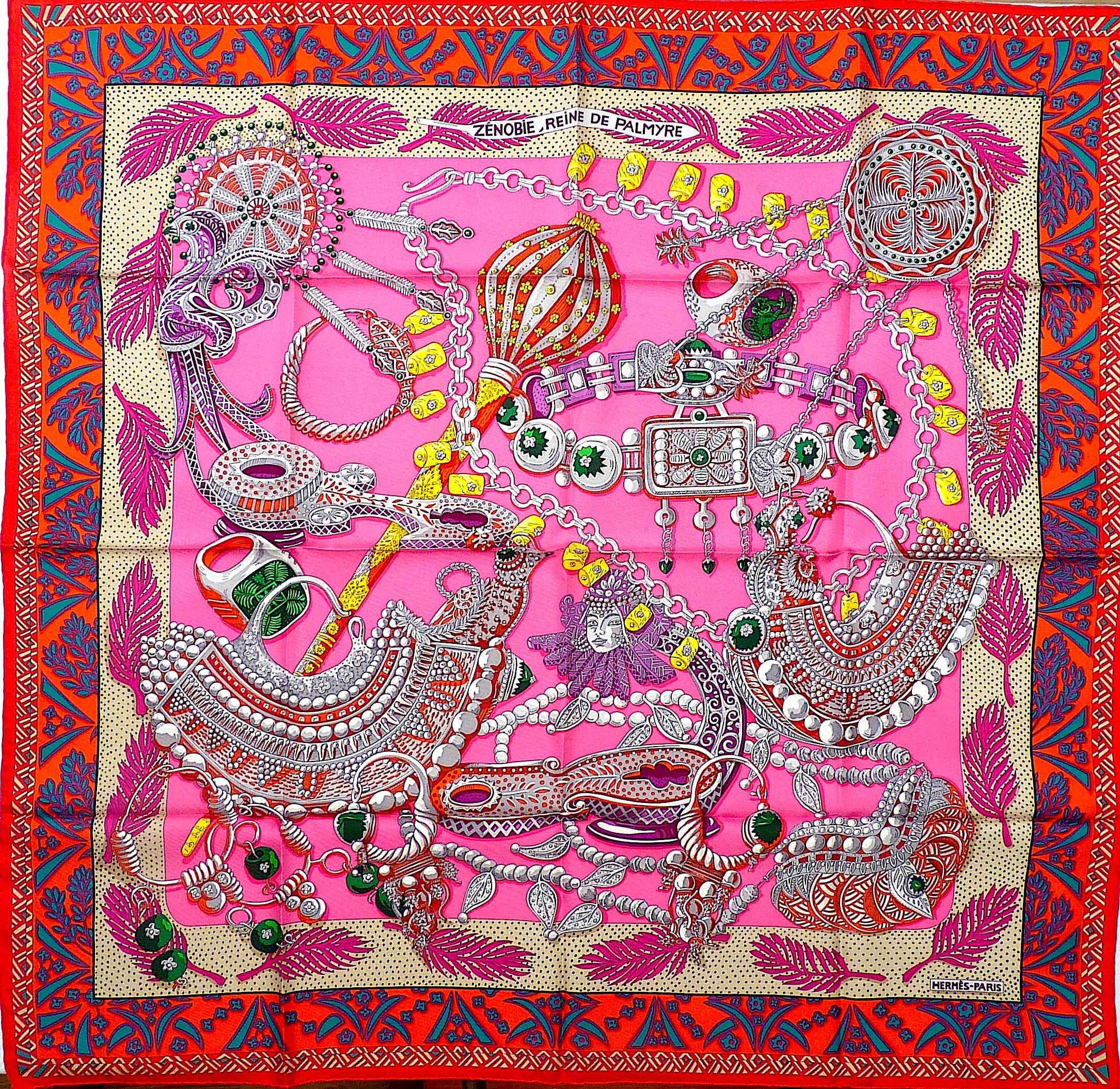 HERMES Silk Scarf 35