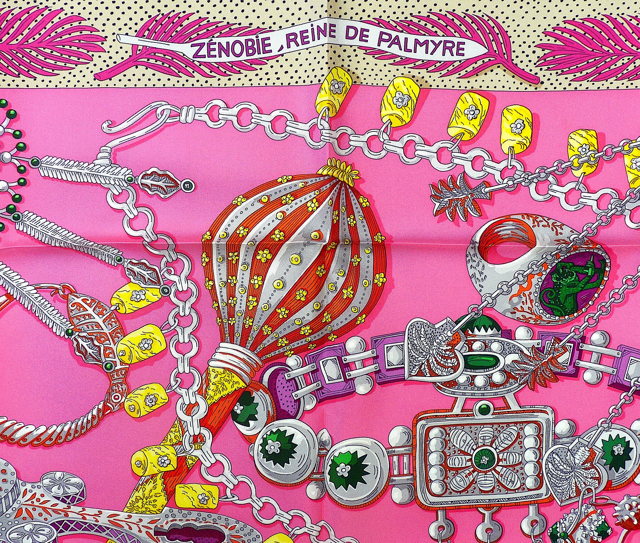 HERMES Silk Scarf 35