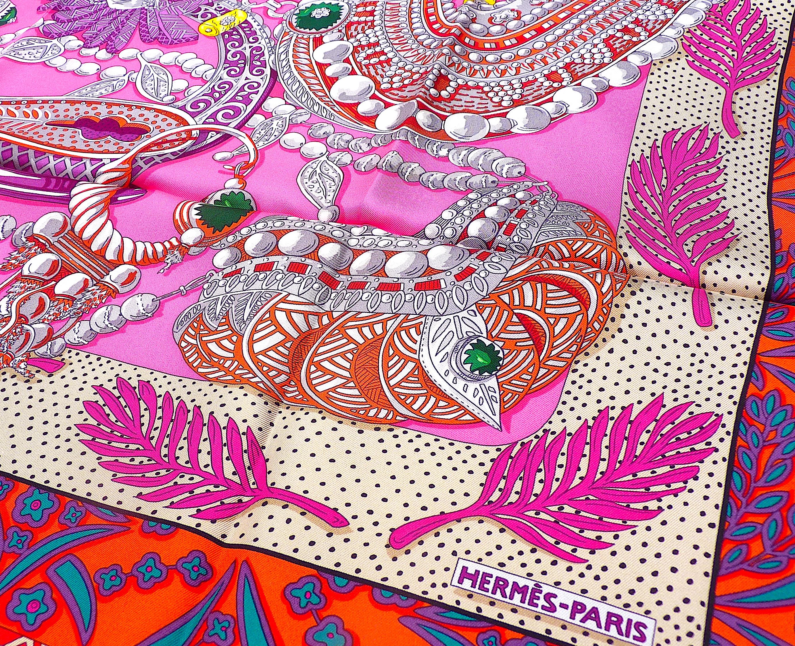 HERMES Silk Scarf 35