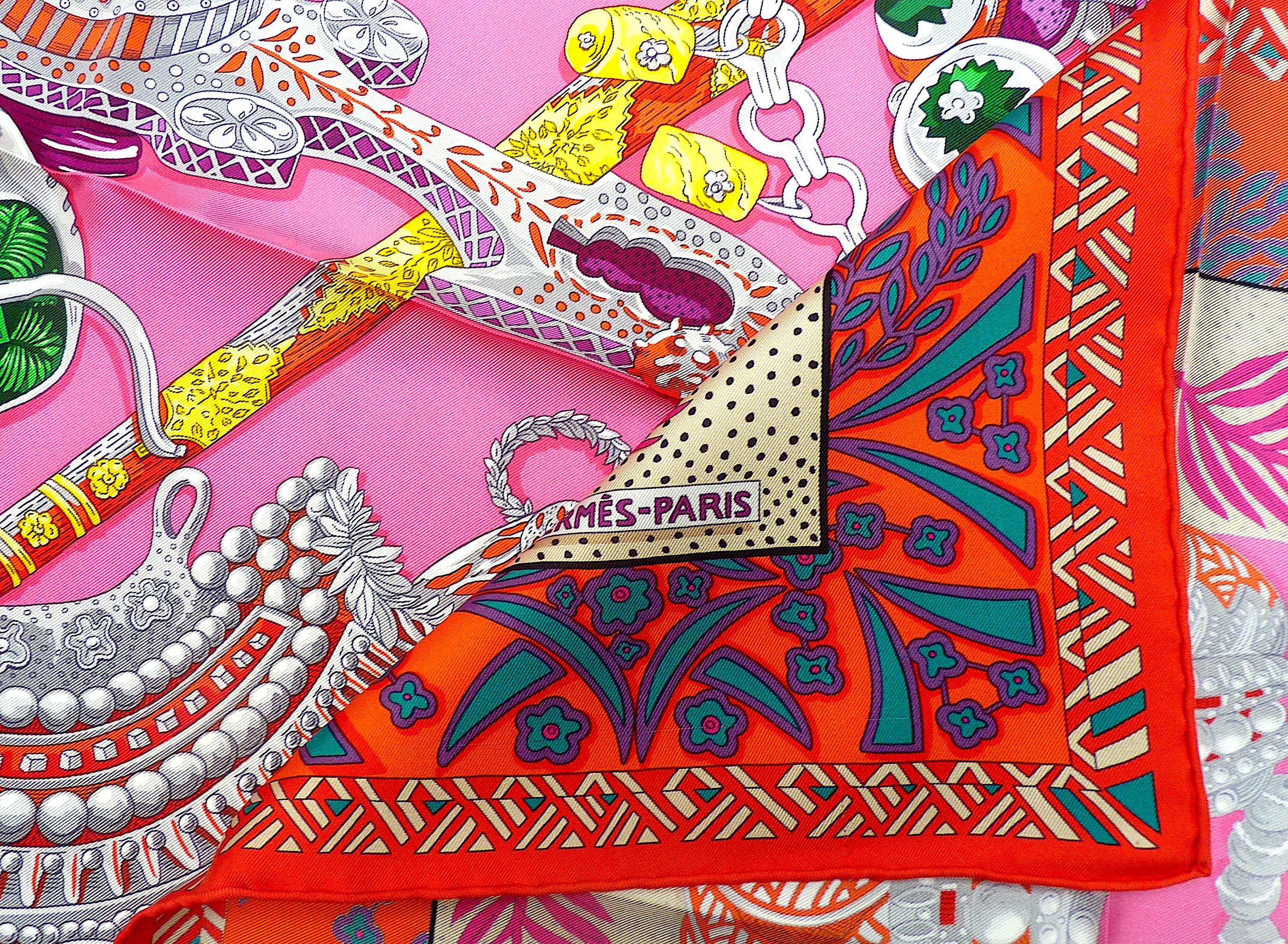 HERMES Silk Scarf 35
