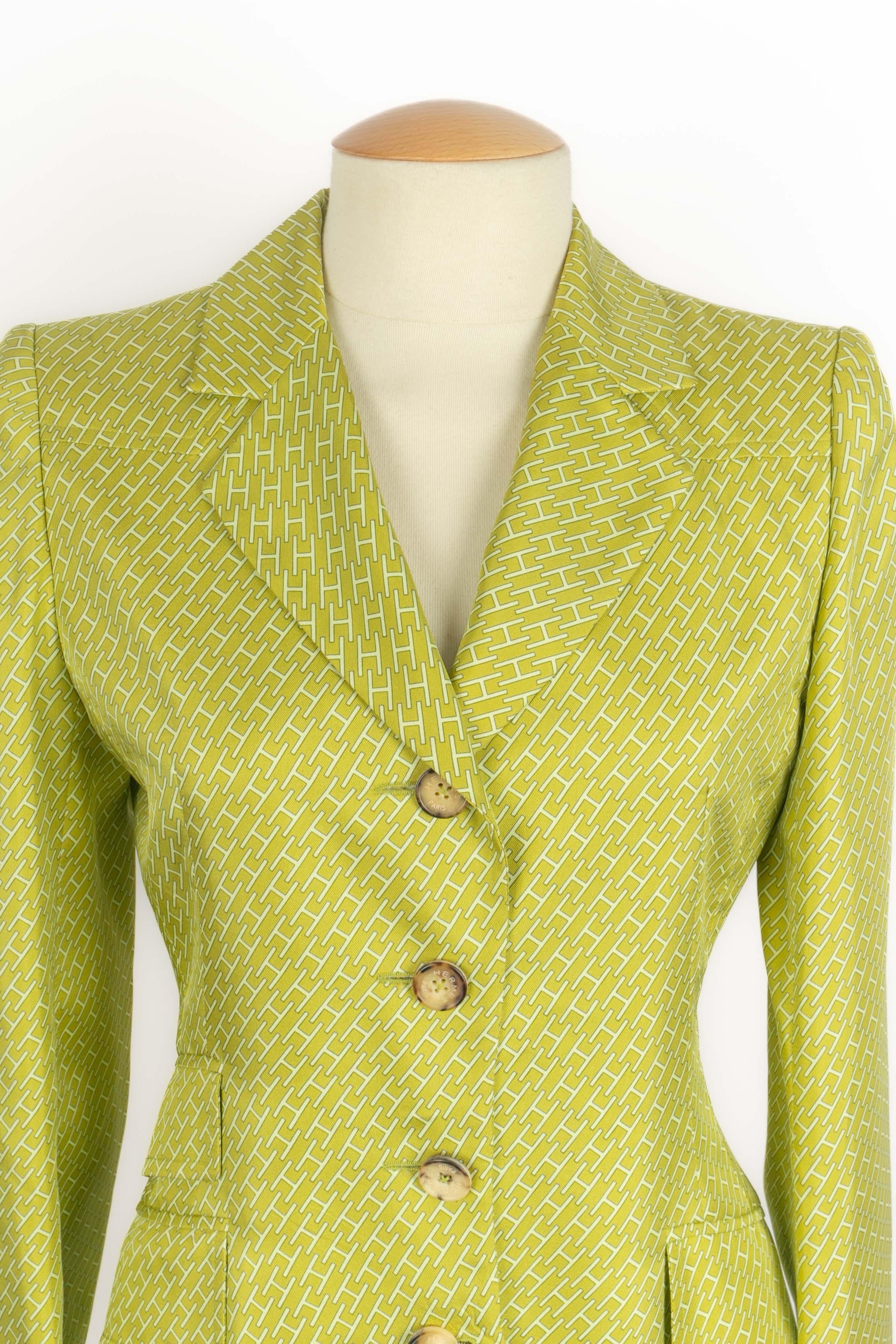 Hermes silk set 1990s For Sale 8