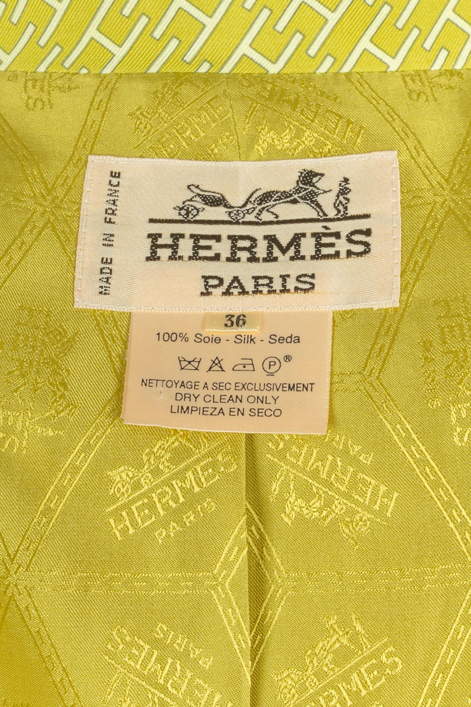 Hermes silk set 1990s For Sale 12