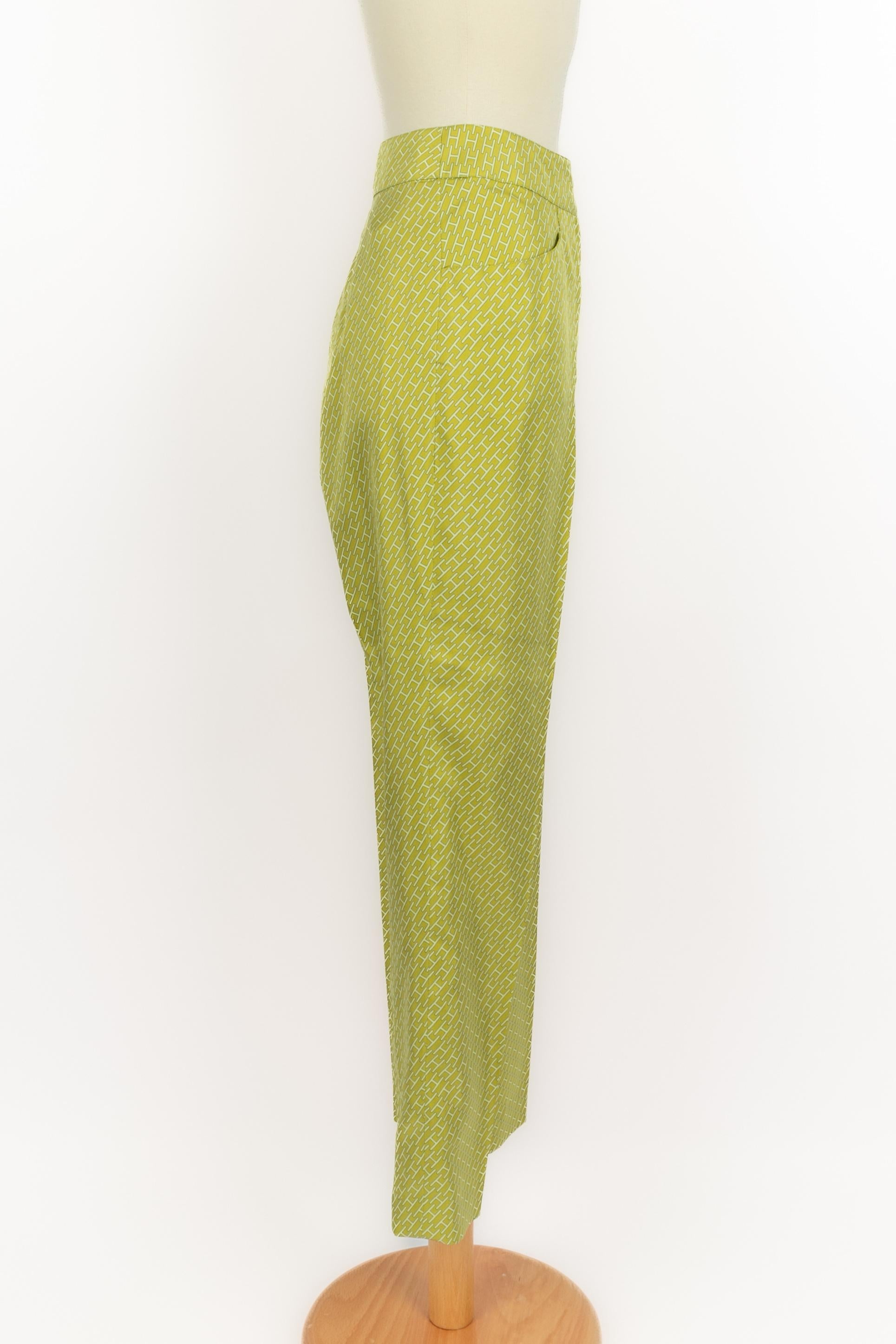 Hermes silk set 1990s In Excellent Condition For Sale In SAINT-OUEN-SUR-SEINE, FR