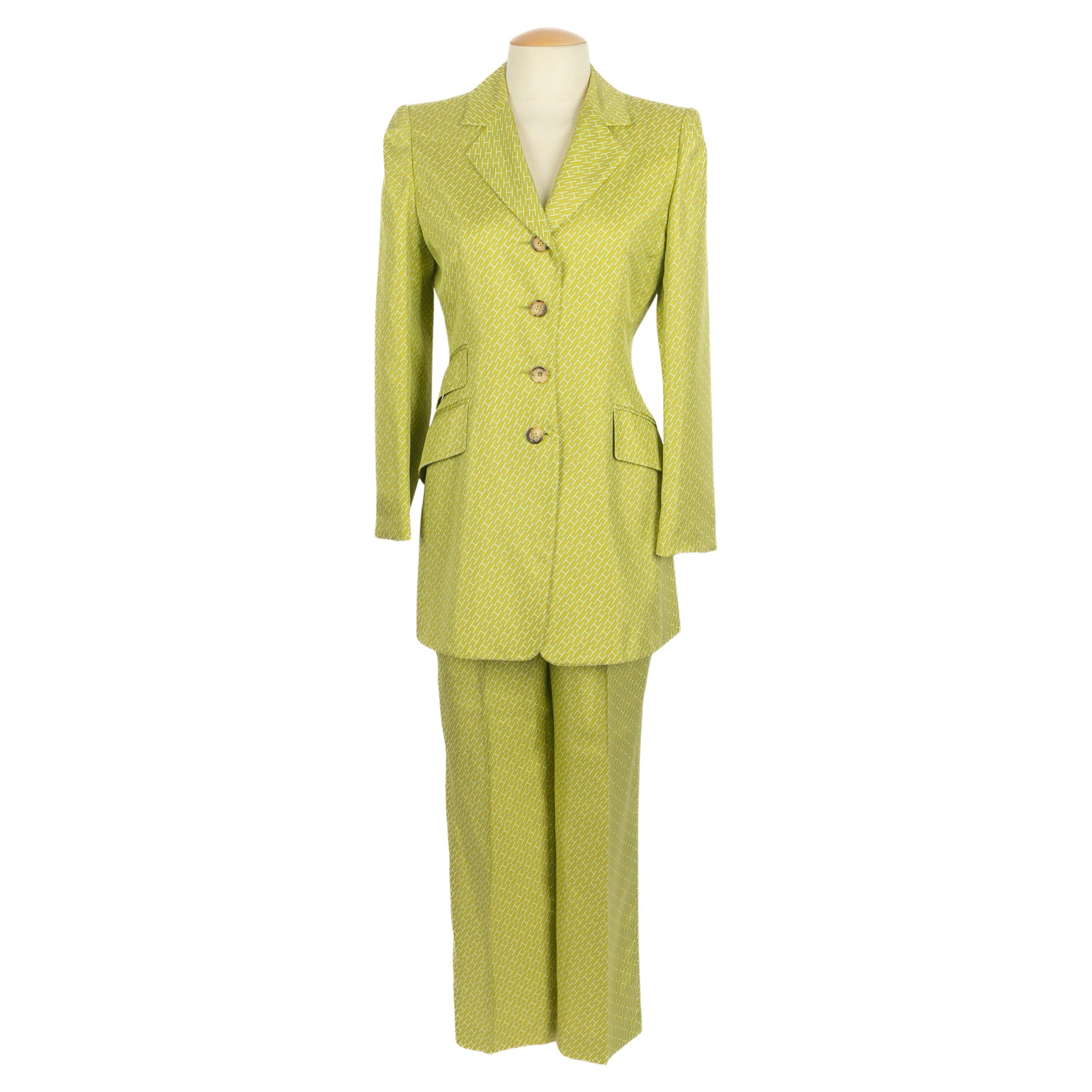 Hermes silk set 1990s For Sale