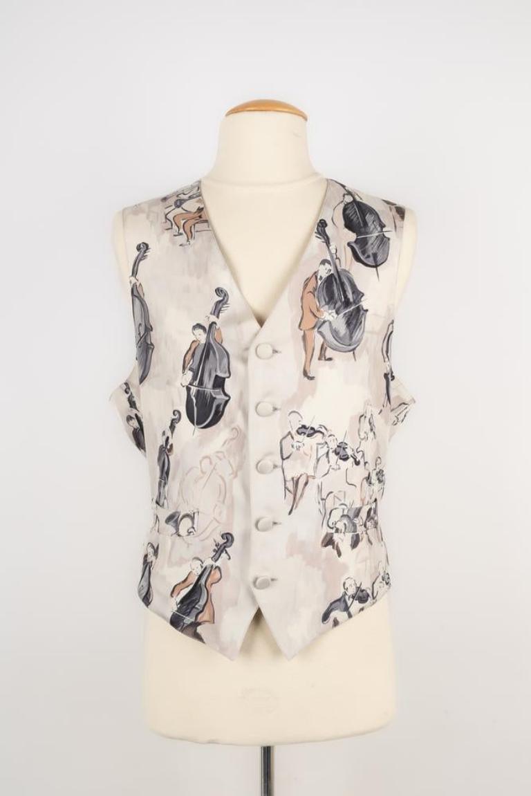 Hermès Silk Shirt and Jacket, 1963 For Sale 5