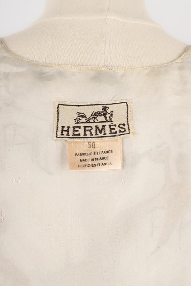 Hermès Silk Shirt and Jacket, 1963 For Sale 10