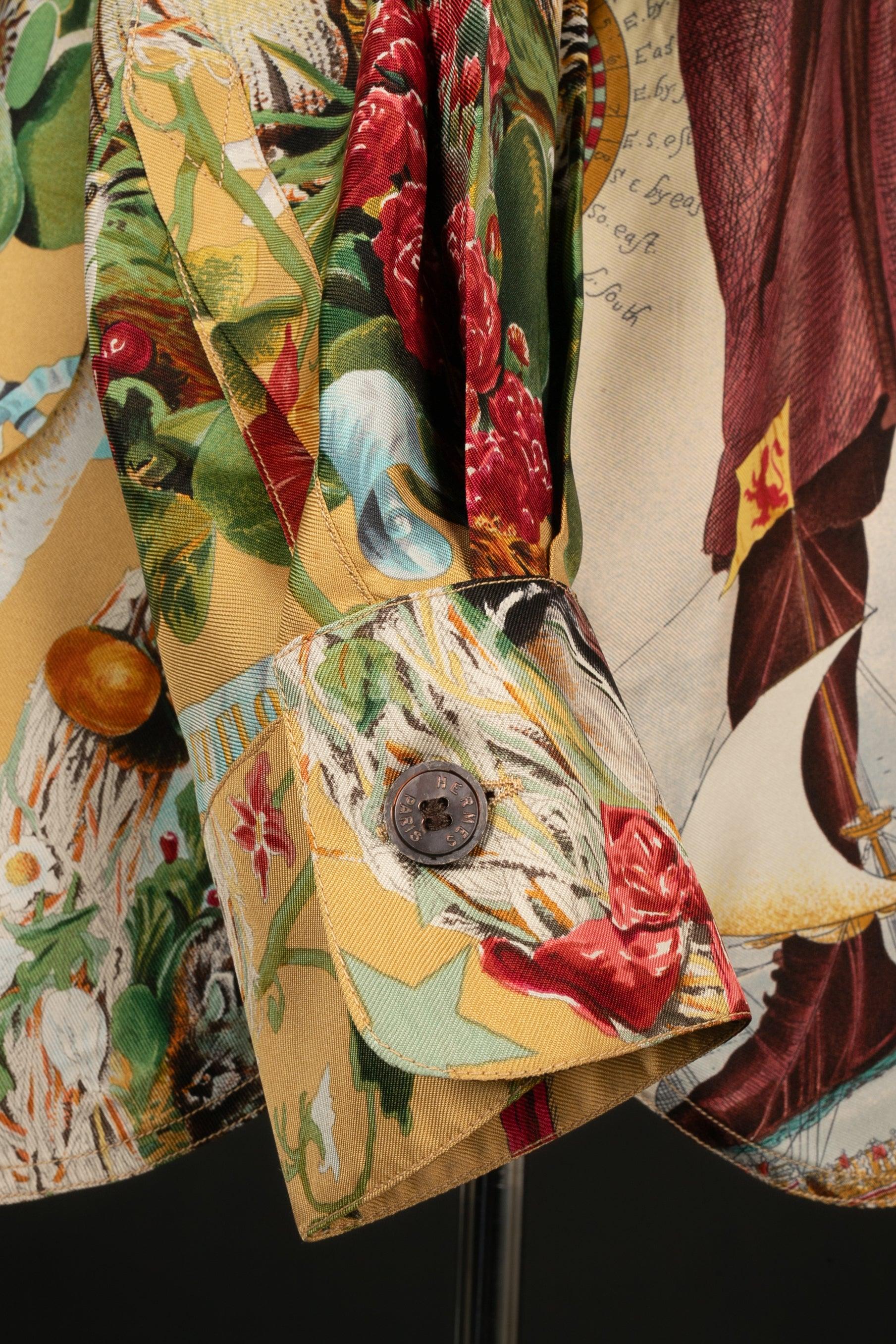 Hermes Silk Shirt Designed By Oliver Kermit 2