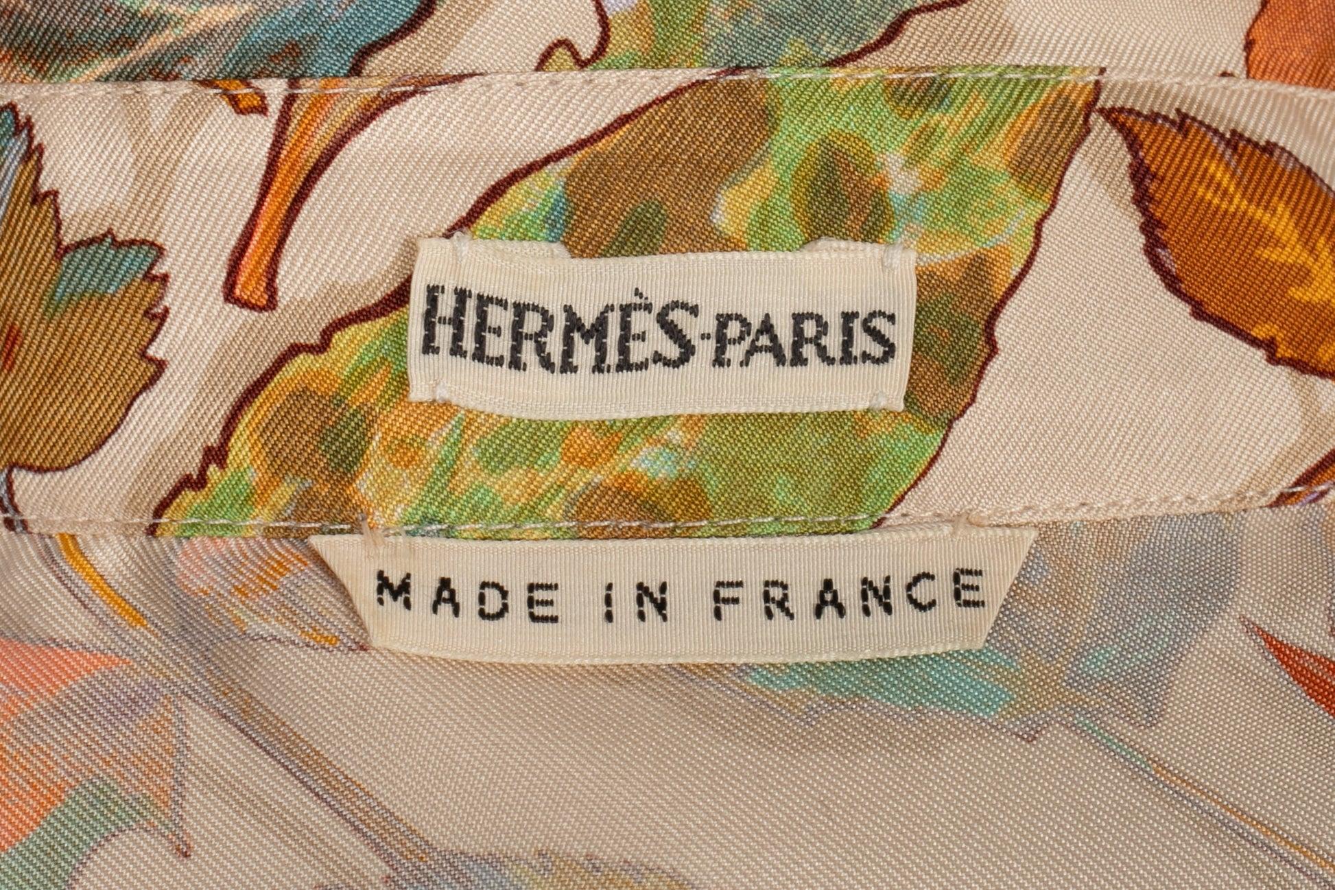 Camicia Hermès in seta 