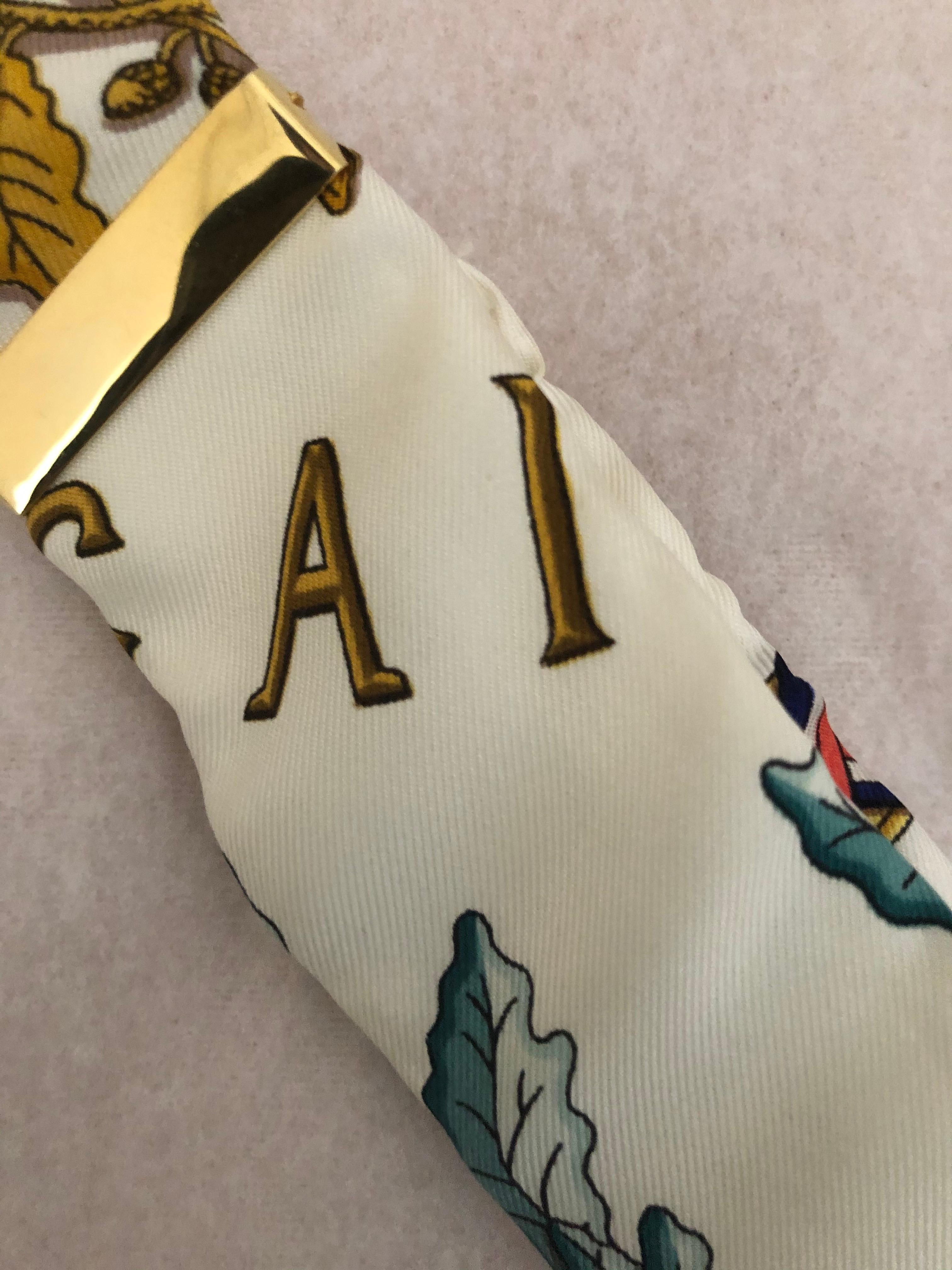 Women's or Men's Hermes Silk Suspenders 